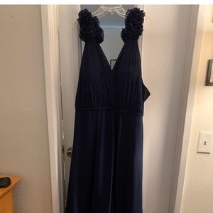 Bari J Navy Bridesmaid dress
